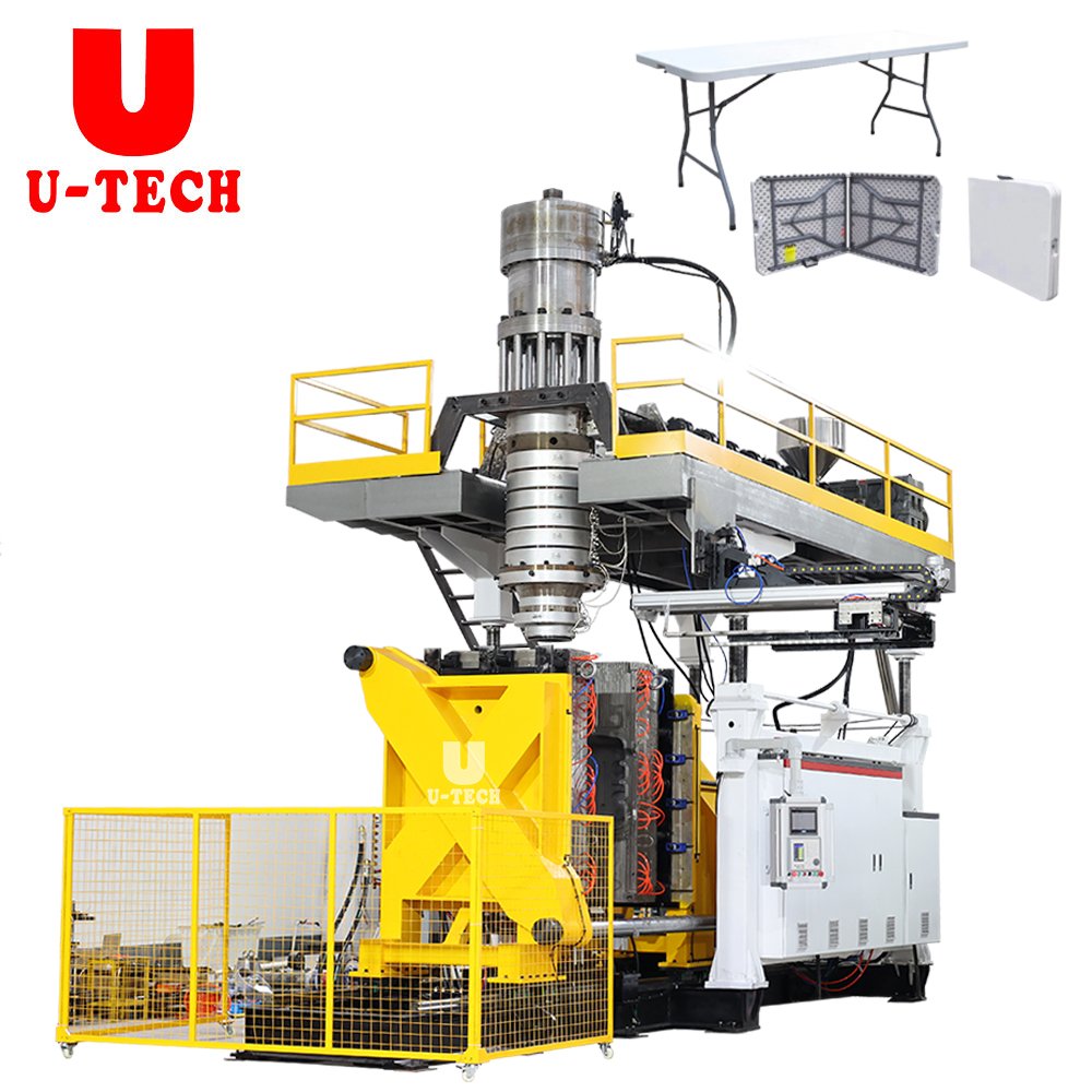 Auto HDPE 6ft 8ft Outdoor Easy Carry 180cm Folding in Half Plastic Catering Events Table Making Extrusion Blow Molding Machine